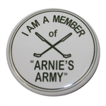 I Am A Member of "Arnies Army" Commemorative Pin with Crossed Clubs