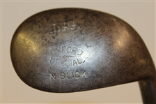 Oxford Special Smooth Face Rut Niblick with H.G.G. Initials on Head - Roth Collection