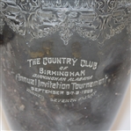 1923 Wallace Bros Silver Co. Country Club of Birmingham Invitational Tournament Trophy Pitcher - Dented - Roth Collection