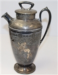 1923 Wallace Bros Silver Co. Country Club of Birmingham Invitational Tournament Trophy Pitcher - Dented - Roth Collection
