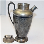 1923 Wallace Bros Silver Co. Country Club of Birmingham Invitational Tournament Trophy Pitcher - Dented - Roth Collection