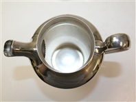 Silver Golf Themed Pitcher- Golf Ball Accent on Lid - Roth Collection