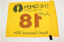 2004 & 2014 Open Championship Flags Signed by Gary Player JSA ALOA