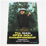 1975 Open Championship at Carnoustie Program with Two Draw Sheets - Tom Watson Winner - Roth Collection