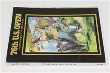 1976 US Open at Atlanta Athletic Club Program with Bobby Jones on Cover - Roth Collection