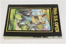 1976 US Open at Atlanta Athletic Club Program with Bobby Jones on Cover - Roth Collection