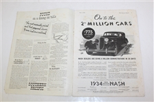 1934 'The Literary Digest' Walker Cup St. Andrews In Scotland Magazine - May 5th - Roth Collection