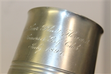 1897 Somerset Golf Club Pewter Tankard - Arthur Platt Howard - July - Roth Collection