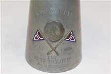 1907 Agawam Hunt Best Gross Pewter Tankard - Won by William Clark - Oct. 19 - Roth Collection