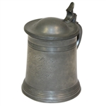 1901 Bristol Golf Club First Prize Putting Contest Pewter Stein - Roth Collection