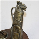 Classic Golf Bag Themed Ashtray with Gas Lighter and Pen Holder