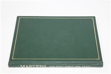 'Masters - The First Forty One Years' with Compliments Card and Personal Note from Furman Bisher