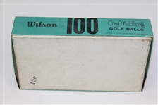 Wilson Cary Middlecoff '100' Liquid Center Dozen Golf Balls Box Only - Roth Collection