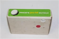 Price's Pro-Hit 'Everlasting' Dozen Golf Balls in Original Box - Roth Collection