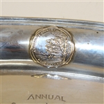 1923 Asheville Country Club Sterling Silver Trophy Plate - Fifth Flight Winner J. W. Spratt - Roth Collection