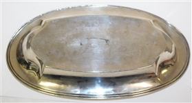 1923 Asheville Country Club Sterling Silver Trophy Plate - Fifth Flight Winner J. W. Spratt - Roth Collection
