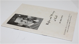 1935 'Rights and Wrongs of Golf' by Bob Jones - Published by A. G. Spalding - Roth Collection