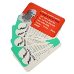 'Arnold Palmer's Secrets for Success in Golf and Selling!' 3 x 5 Cards - Roth Collection