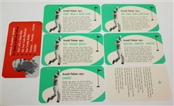 'Arnold Palmer's Secrets for Success in Golf and Selling!' 3 x 5 Cards - Roth Collection