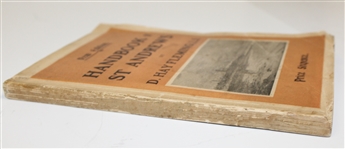 1910 'Handbook of St Andrews' by D. Hay Fleming - Pull-out Course Map - Roth Collection