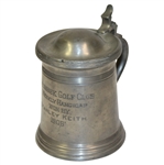 1906 Waumbek Golf Club Weekly Handicap Trophy Stein - Won By Stanley Keith - Roth Collection