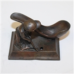 Figural Putting Golfer Pipe Holder - Roth Collection