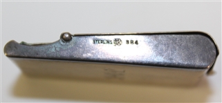 Sterling Silver Golf Themed Matchbook Holder - J. D. K. - Roth Collection