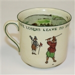 Royal Doulton Golf Themed Tea Cup Circa 1920 - R. Wayne Perkins Collection