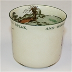 Royal Doulton Golf Themed Tea Cup Circa 1920 - R. Wayne Perkins Collection