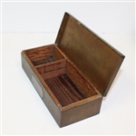 Smith Metal SilverCrest Decorated Bronze Cigarette Box - R. Wayne Perkins Collection