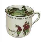 Royal Doulton Golf Themed Tea Cup Circa 1920 - R. Wayne Perkins Collection