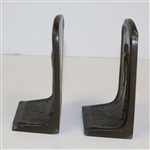Golfer and Caddie Cast Iron Bookends - R. Wayne Perkins Collection