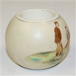 Wiltshaw & Robinson Carlton Ware Golf Themed Match Holder - R. Wayne Perkins Collection