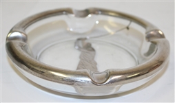 Sterling Silver Golfer Ash Tray - R. Wayne Perkins Collection