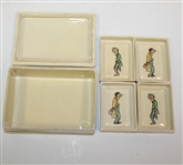 Royal Doulton Golf Themed Bateman Trinket Box with Trays - R. Wayne Perkins Collection
