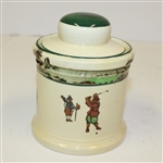 Royal Doulton Golf Themed Humidor - R. Wayne Perkins Collection