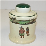 Royal Doulton Golf Themed Humidor - R. Wayne Perkins Collection