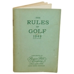 'The Rules of Golf' 1949 Edition