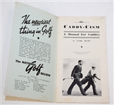 1937 'The Caddy-Cism A Manual for Caddies' by Earl Ruby