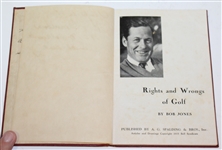 1935 'Rights and Wrongs of Golf' by Robert T. Jones Jr.