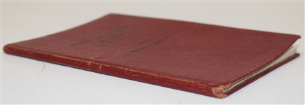 1935 'Rights and Wrongs of Golf' by Robert T. Jones Jr.