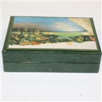 1958 Yale Golf Course - 9th Hole- Display Box by Spalding