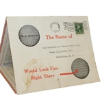 1915 Fulname Ball Marker Advert Addressed to Beech Hill Golf Club