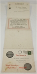 1915 Fulname Ball Marker Advert Addressed to Beech Hill Golf Club