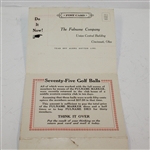 1915 Fulname Ball Marker Advert Addressed to Beech Hill Golf Club