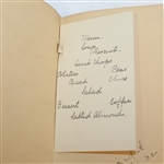 Vintage Chas A. Philps Female Golfer Menu Pamphlet