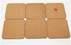 Six Pimpernel Coasters - Famous British Golf Clubs - St Andrews, Troon, Royal Liverpool, and More