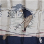 Byron Nelson Classic 25th Anniversary Silk Handkerchief - Excellent Condition