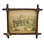 'A Tense Moment' Newspaper Advert - Framed