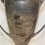 1915 Indian Hill Club President's Cup Championship Sterling Silver Trophy Won by Edward Cummins